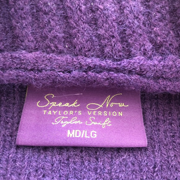 Taylor swift speak now cardigan never worn confetti included - Picture 4 of 8